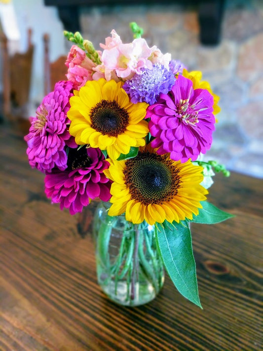 Mason Jar Bouquet